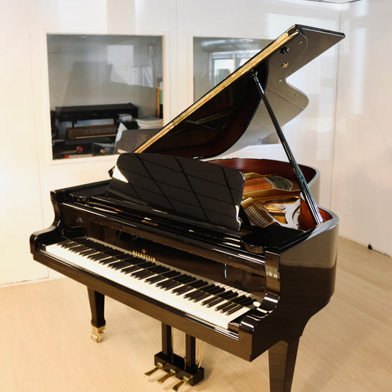 C. Bechstein 190 piano à queue d'occasion noir brillant