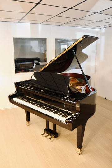 C. Bechstein 190 piano à queue d'occasion noir brillant