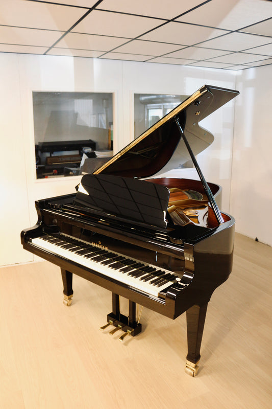 C. Bechstein 190 piano à queue d'occasion noir brillant
