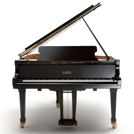 Vue de face du Fazioli F156, piano à queue neuf disponible à la vente chez Accord & Co