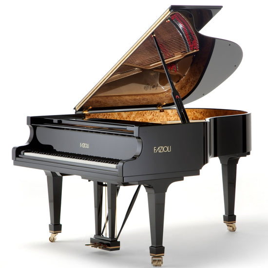 Piano à queue neuf Fazioli F183 noir poli à vendre chez Accord & Co en Rhône-Alpes