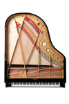 Table d’harmonie et cordes du Fazioli F183, piano à queue neuf à vendre chez Accord & Co en Rhône-Alpes et Suisse romande
