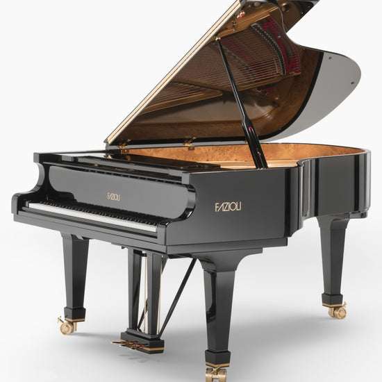 Piano à queue neuf Fazioli F198 noir poli à vendre chez Accord & Co en Rhône-Alpes