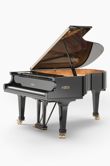Piano à queue neuf Fazioli F198 noir poli à vendre chez Accord & Co en Rhône-Alpes