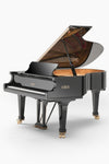 Fazioli F198 finition noir poli, piano à queue neuf disponible chez Accord & Co en Rhône-Alpes et Suisse romande