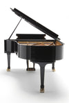 Vue arrière du Fazioli F212 neuf, piano à queue disponible chez Accord & Co en Rhône-Alpes