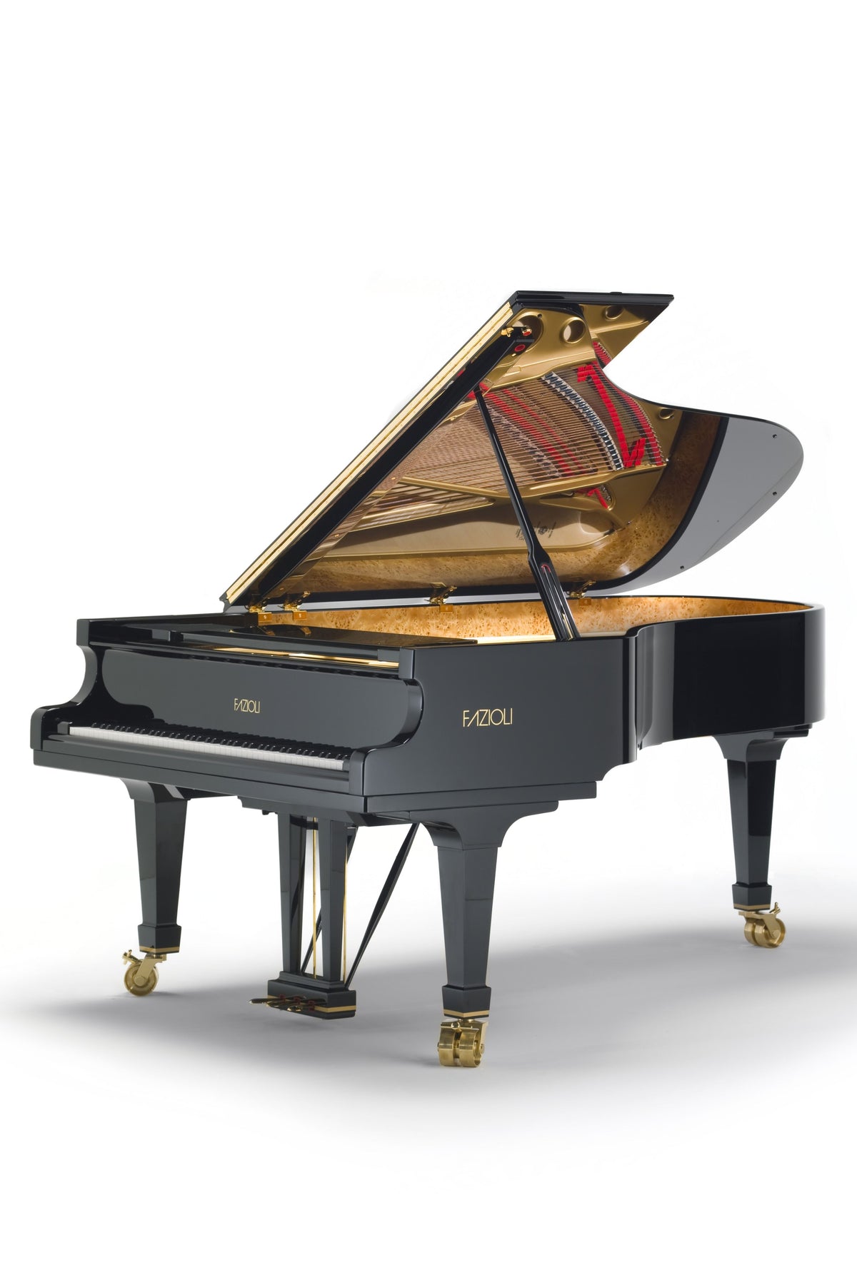 Piano à queue neuf Fazioli F228 noir poli à vendre chez Accord & Co en Rhône-Alpes