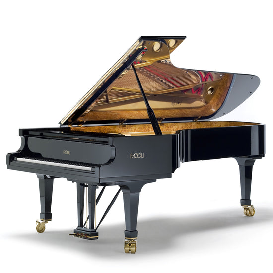 Piano à queue de concert neuf Fazioli F278 noir poli à vendre chez Accord & Co en Rhône-Alpes