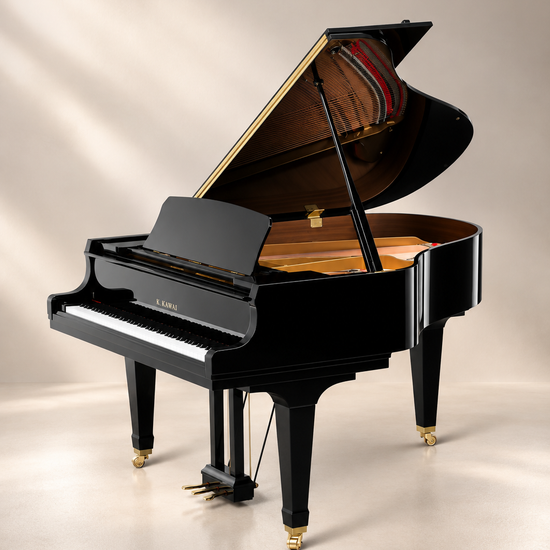 Piano à queue Kawai GL-10 153 cm noir verni, piano neuf compact de la gamme GL