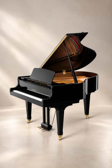Piano à queue Kawai GL-10 153 cm noir verni, piano neuf compact de la gamme GL