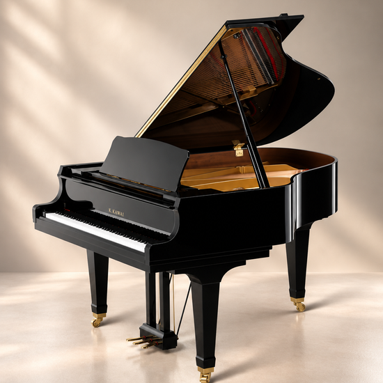 Piano à queue Kawai GL-30 166 cm noir verni, piano neuf de la gamme GL