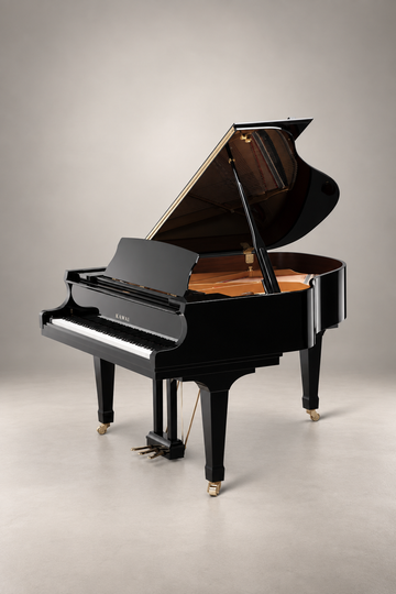 Piano à queue Kawai GX-1 166 cm noir verni, piano neuf de la gamme GX