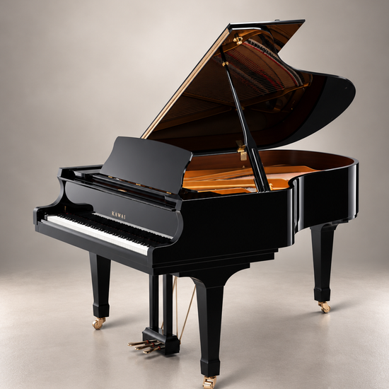 Piano à queue Kawai GX-5 200 cm noir verni, piano neuf de la gamme GX