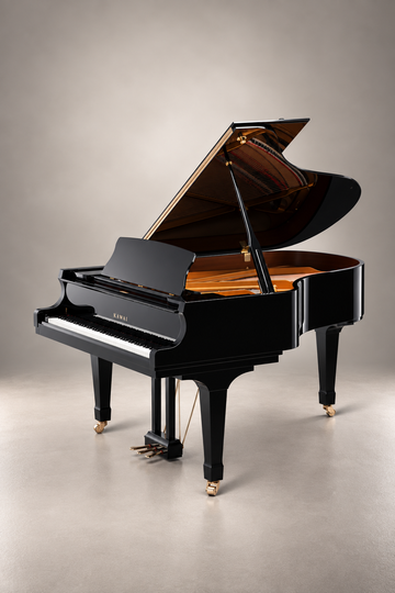 Piano à queue Kawai GX-5 200 cm noir verni, piano neuf de la gamme GX