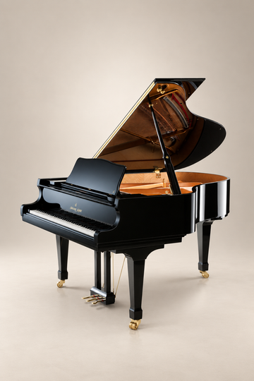 Piano à queue Shigeru Kawai SK-2 180 cm noir poli, piano neuf haut de gamme Kawai