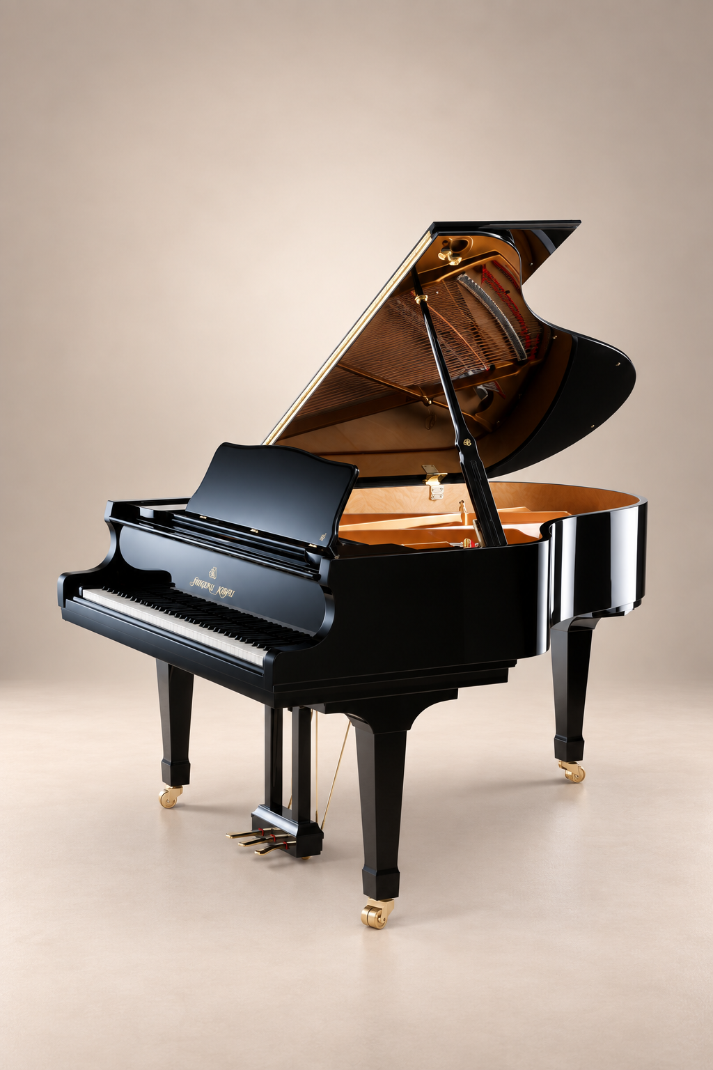Piano à queue Shigeru Kawai SK-3 188 cm noir verni, piano neuf haut de gamme Kawai