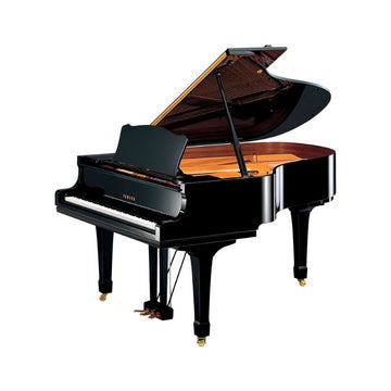 Piano à queue Yamaha C3 186 cm noir, location pour concerts classiques, récitals, enregistrements studio et événements culturels
