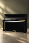 Piano droit Kawai K-200 114 cm noir poli, piano acoustique neuf