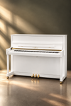 Piano droit Kawai K-300 122 cm blanc poli, piano acoustique neuf
