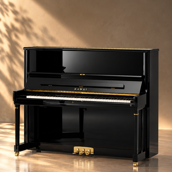 Piano droit Kawai MS-130 Master Series 130 cm finition ébène poli