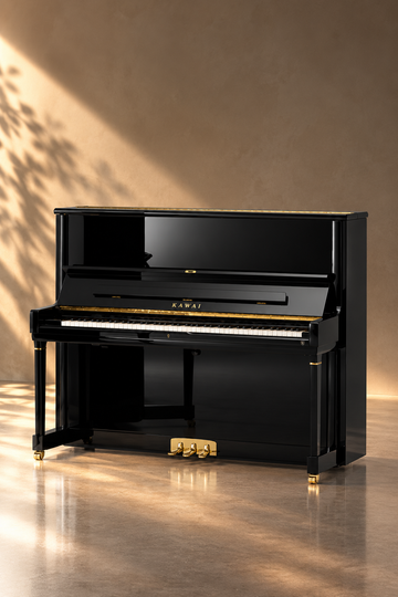 Piano droit Kawai MS-130 Master Series 130 cm finition ébène poli