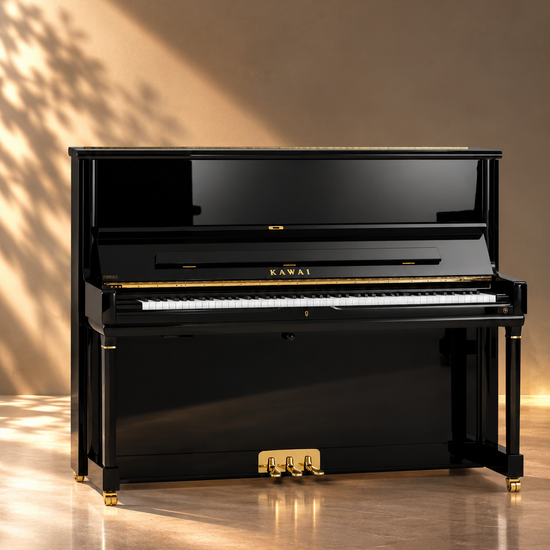 Piano droit Kawai MS-134 Master Series 134 cm finition ébène poli