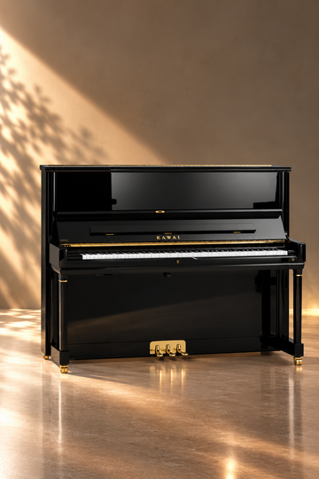 Piano droit Kawai MS-134 Master Series 134 cm finition ébène poli