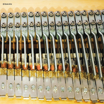 Faire réparer la mécanique d’un clavier vintage Fender Rhodes dans le cadre d’une restauration complète