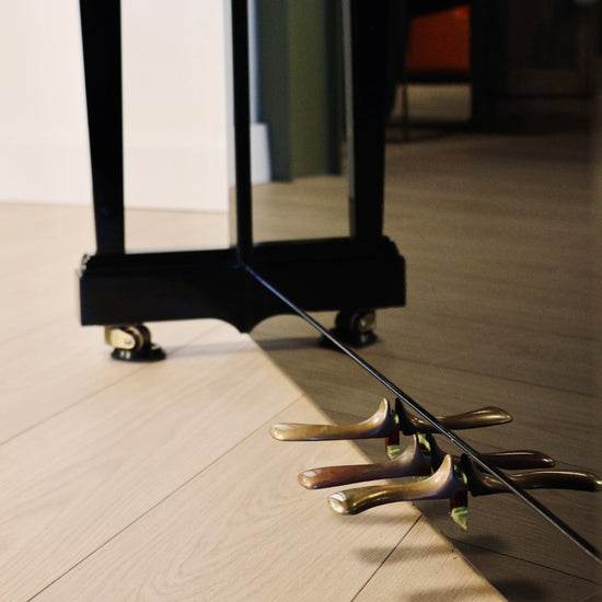 Piano allemand Seiler 116 d'occasion noir brillant