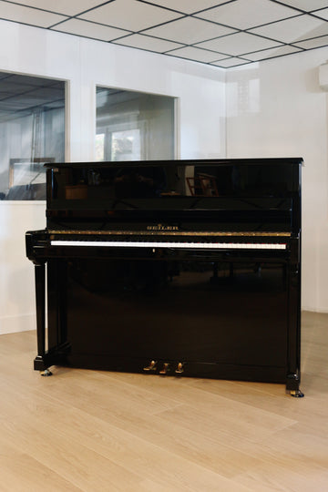 Seiler 116 piano droit d'occasion noir brillant