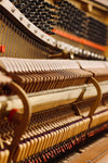 Cordes et mécanique du piano Steinway & Sons Modèle V de 1934 disponible chez Accord & Co en Rhône-Alpes